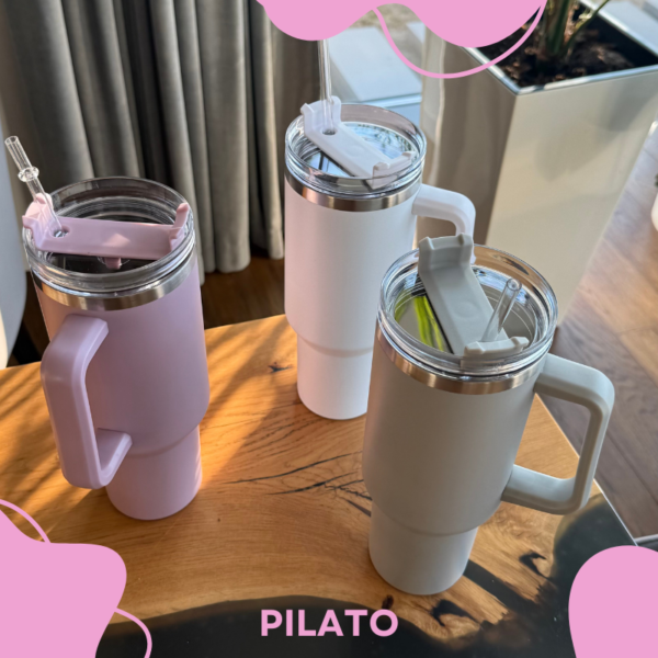 Kubek PilatoCup 1200ml ze słomką - obrazek 10