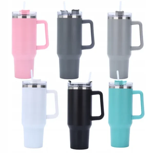 Kubek PilatoCup 1200ml ze słomką - obrazek 4